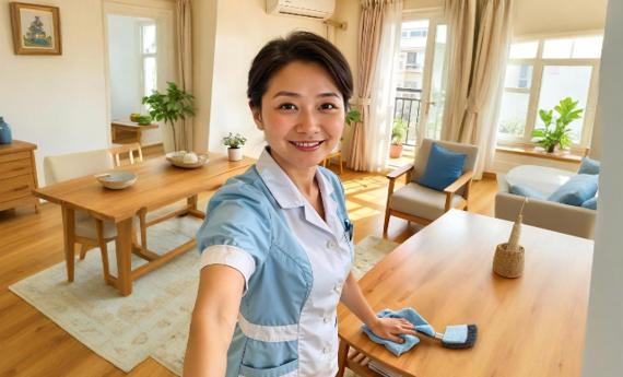 原来闯入镜头的才是主角！女孩街头拍照，清洁工阿姨意外“抢镜”成最美风景